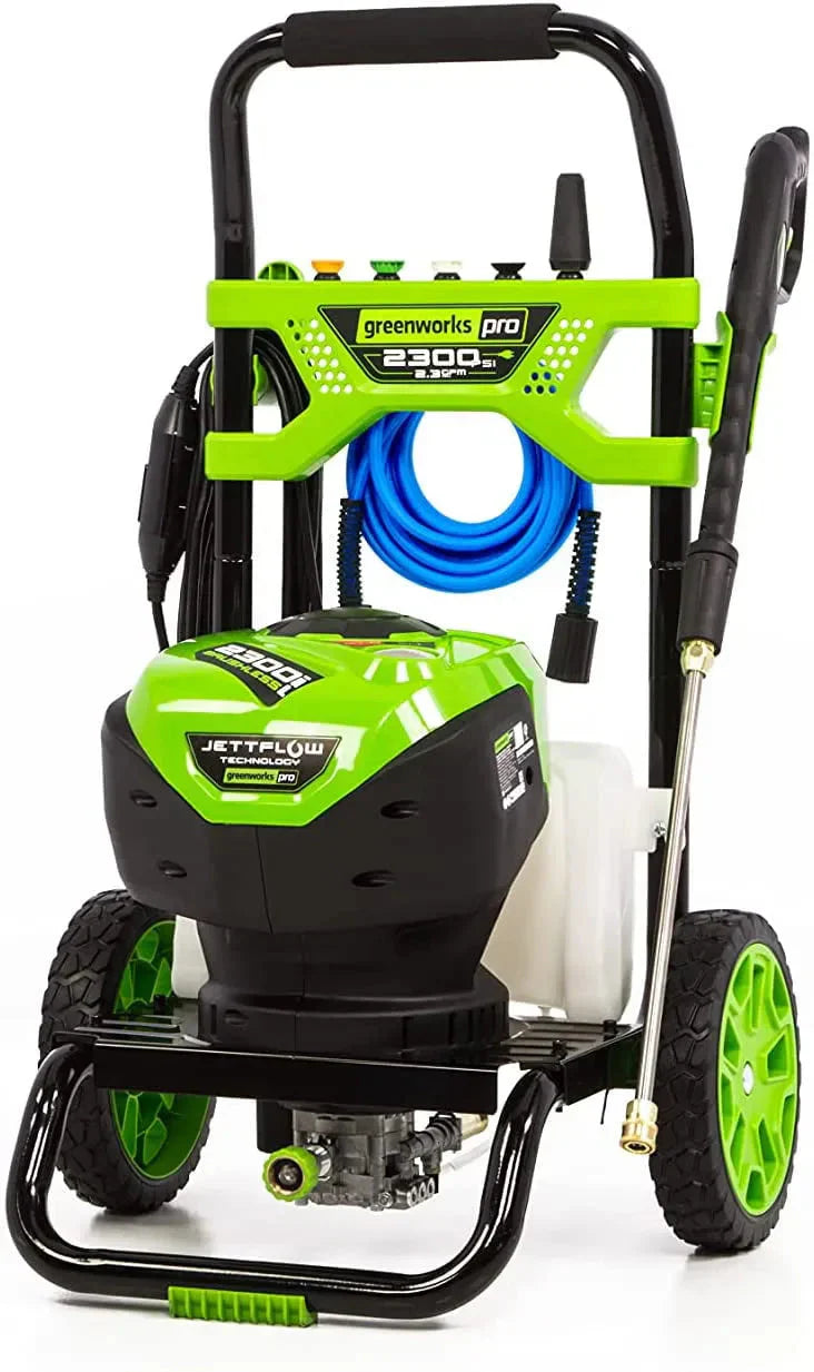 Greenworks Brushless Electric Pressure Washer 2300-PSI 14 Amp 2.3-GPM - JettFlow