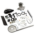 80cc 2-Stroke Bicycle Motor Kit For 26-Inch Wheels - Silver White