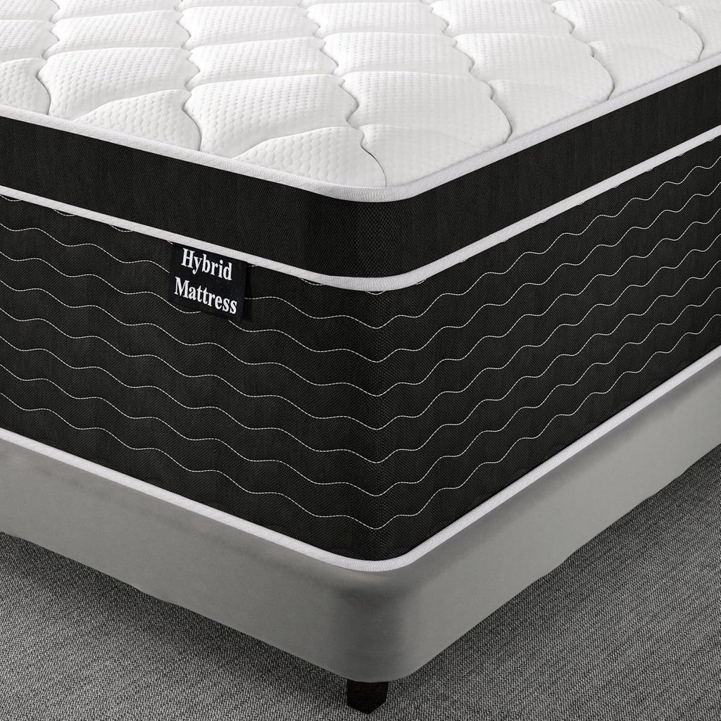 Full Size 10 Inch Medium Plush Hybrid Mattress In A Box