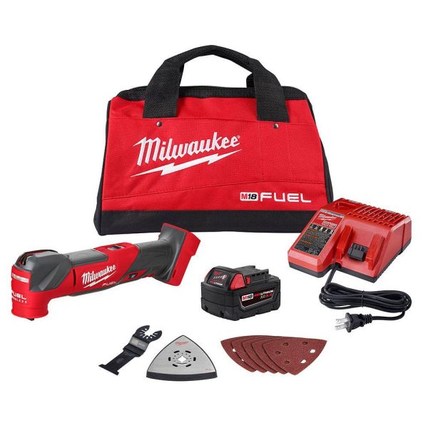 18V Cordless Oscillating Multi-Tool Kit With 5.0Ah Battery, Charger And Tool Bag