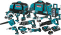 Makita 18V LXT 15-Tool Cordless Lithium-Ion Combo Kit With 4 Batteries And 2 Chargers - XT1501