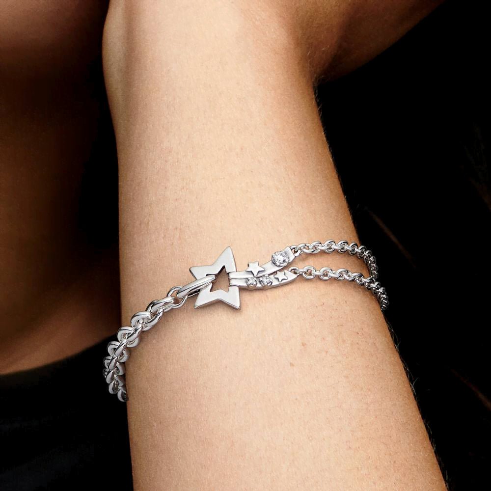 FINAL SALE - Shooting Star Double Chain Bracelet