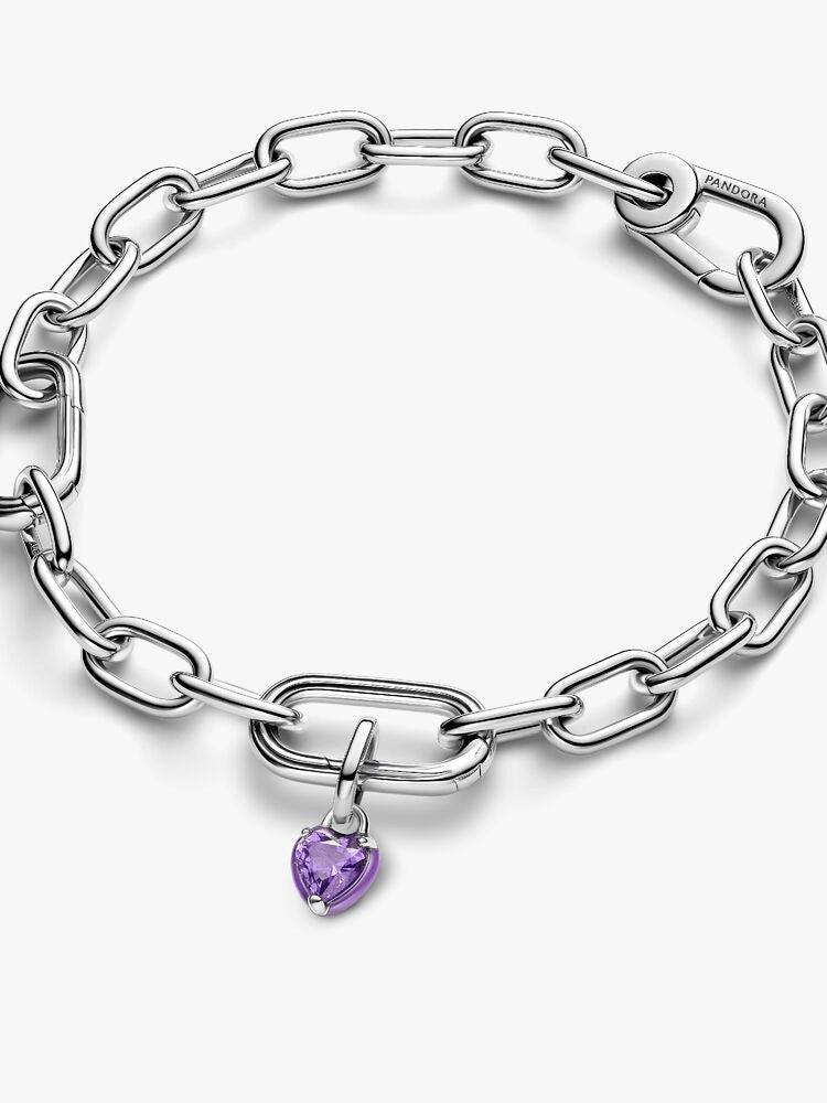Pandora ME Purple Chakra Heart Mini Dangle Charm