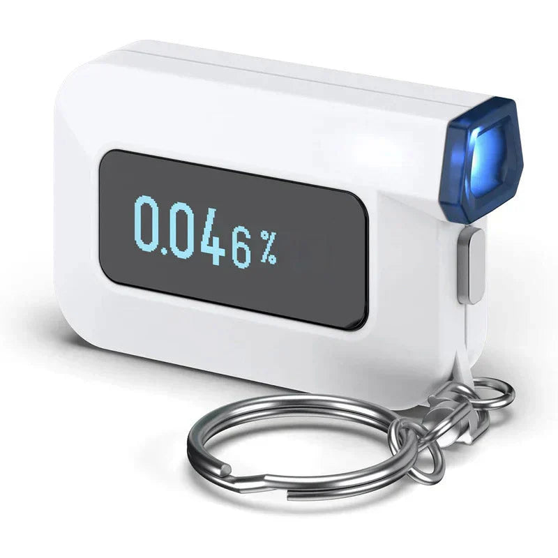 C6 Keychain Breathalyzer 2-Pack - Smartphone Connectivity