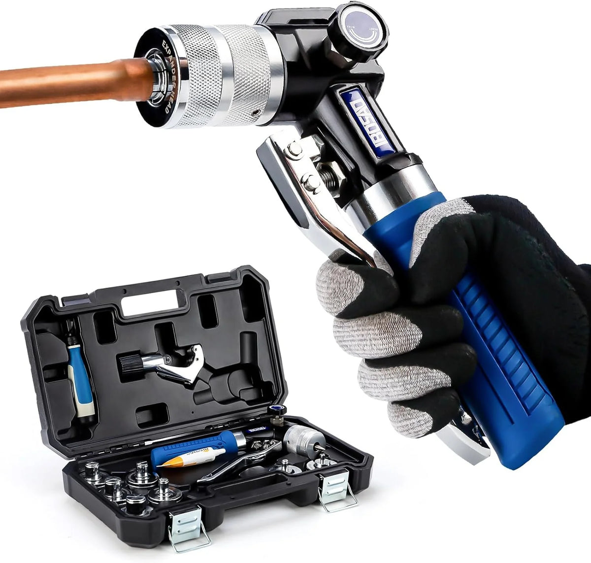 Hydraulic Tube Expanding Tool Kit, 3/8-Inch To 1-1/8 Inches
