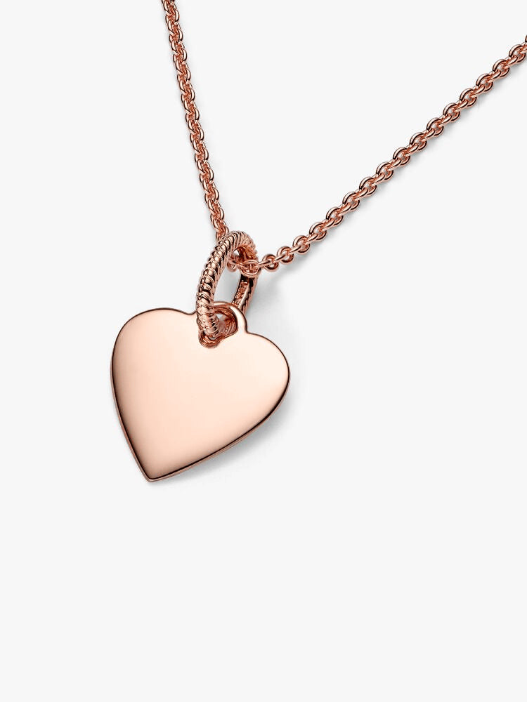 Engravable Heart Tag Pendant
