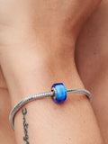 Blue Mini Murano Glass Charm