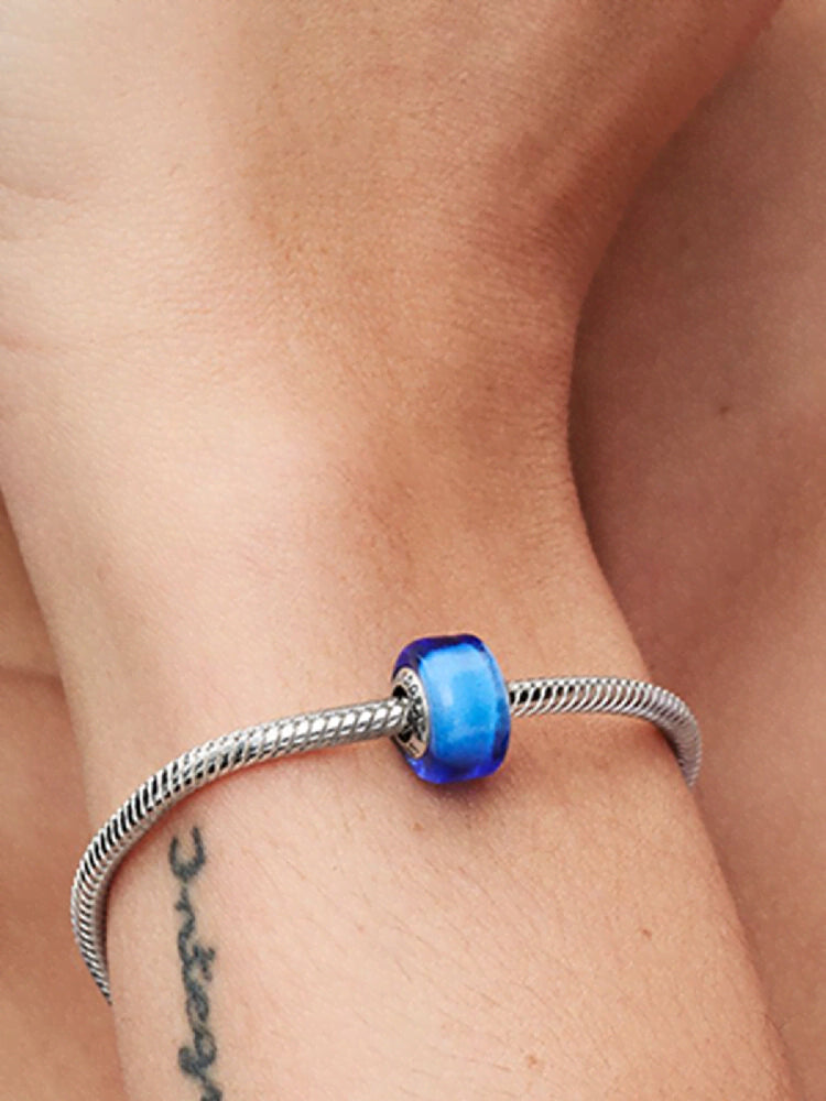 Blue Mini Murano Glass Charm
