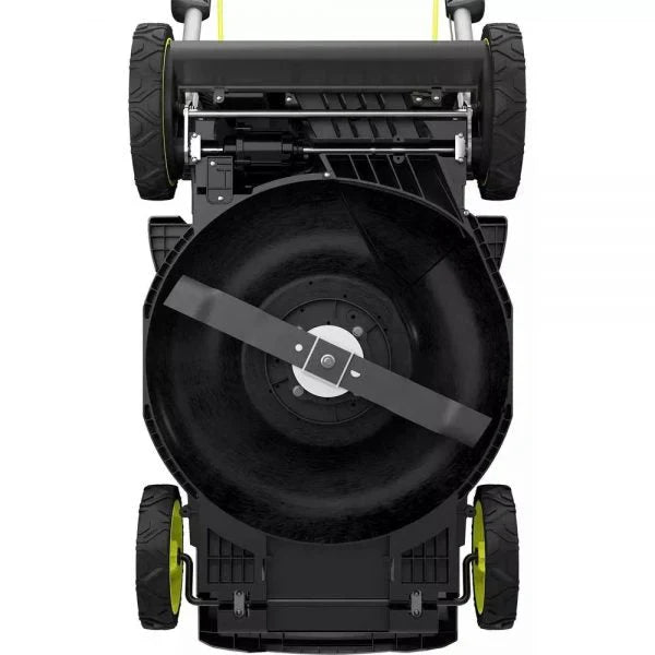 RYOBI 40-Volt 20 in Mower, String Trimmer And Leaf Blower Kit With 2 Batteries, 2 Chargers - RY401120-Y, RY40270, RY40407BTLVNM