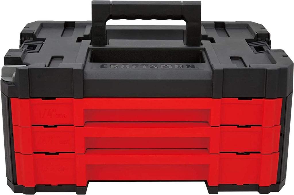 Craftsman 262-Piece Mechanic Tool Set With 3-Drawer VERSASTACK Tool Box, SAE/Metric - CMMT45309