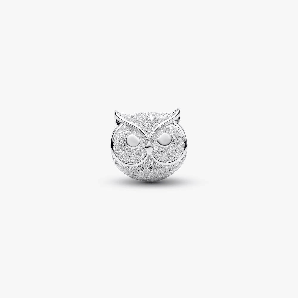 Textured Owl Mini Charm