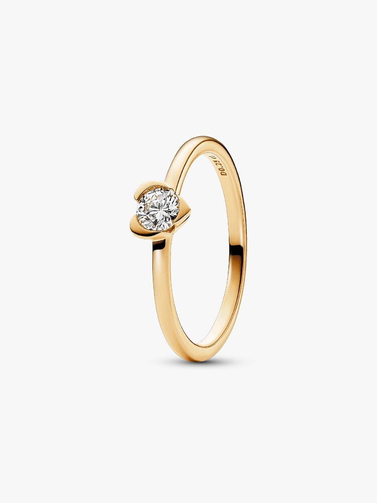 Lab-Grown Diamond Heart Ring Set
