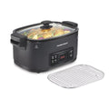 Hamilton Beach 9-in-1 Multi Cooker, 6 Qt Nonstick Aluminum Crock