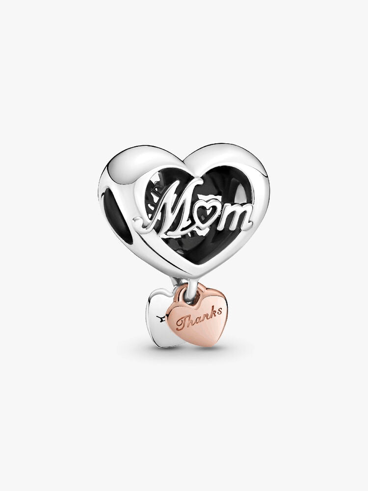 Thank You Mum Heart Charm