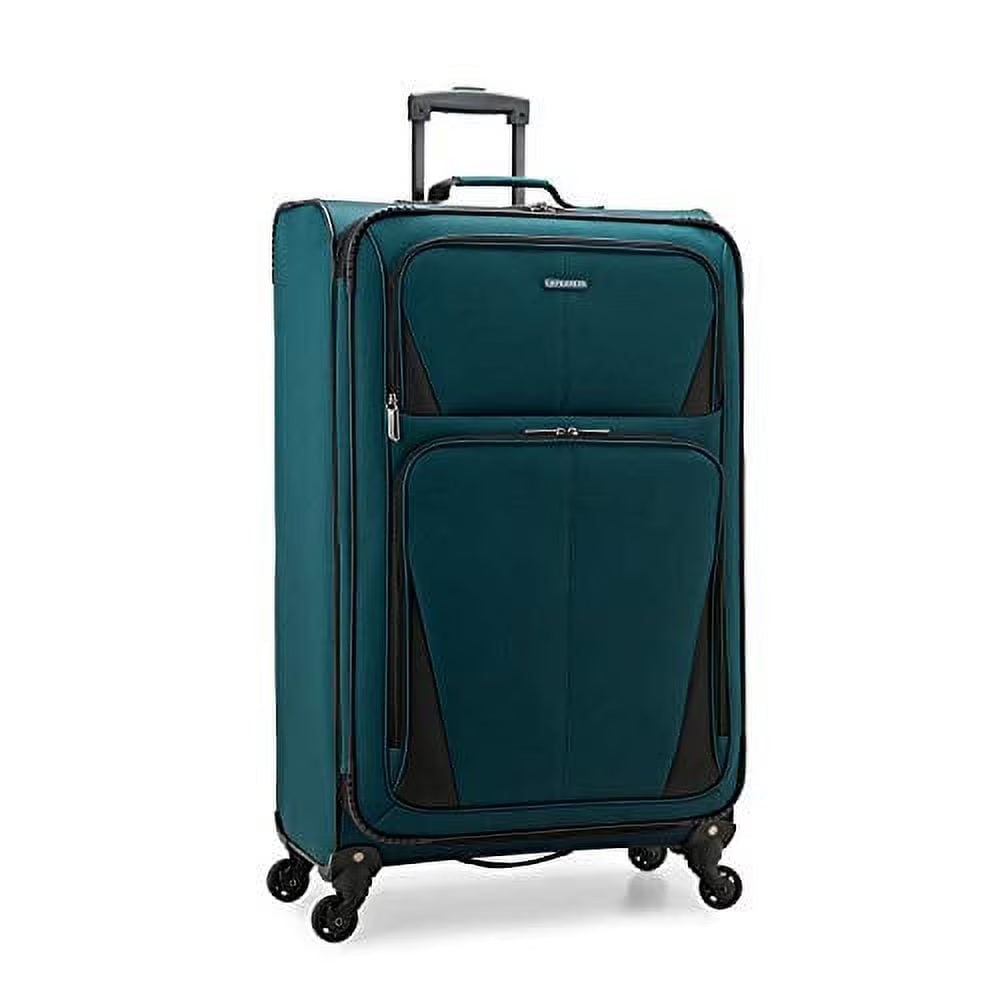 U.S. Traveler Expandable Softside Luggage, Navy, 31in Checked Large - Aviron Bay