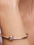Pandora Moments Encircled Clasp Bangle