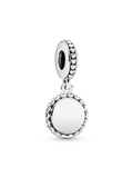 FINAL SALE - Engravable Silver Dangle