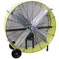 K Tool International 42 in Belt Drive Drum Fan, 2-Speed, Safety Yellow - KTI77743