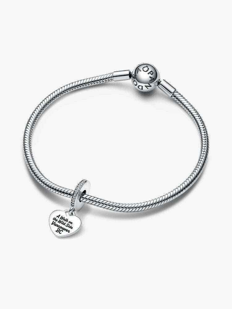 FINAL SALE - Vancouver Hiker Heart Dangle Charm