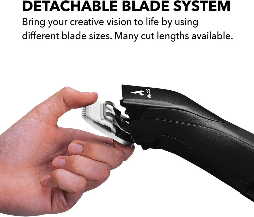Andis Pulse Zr II 5-Speed Cordless Animal Clipper With Detachable Blade And Removable Lithium Ion Battery - 79170