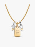 A Mother's Love Engravable Charm Necklace Set