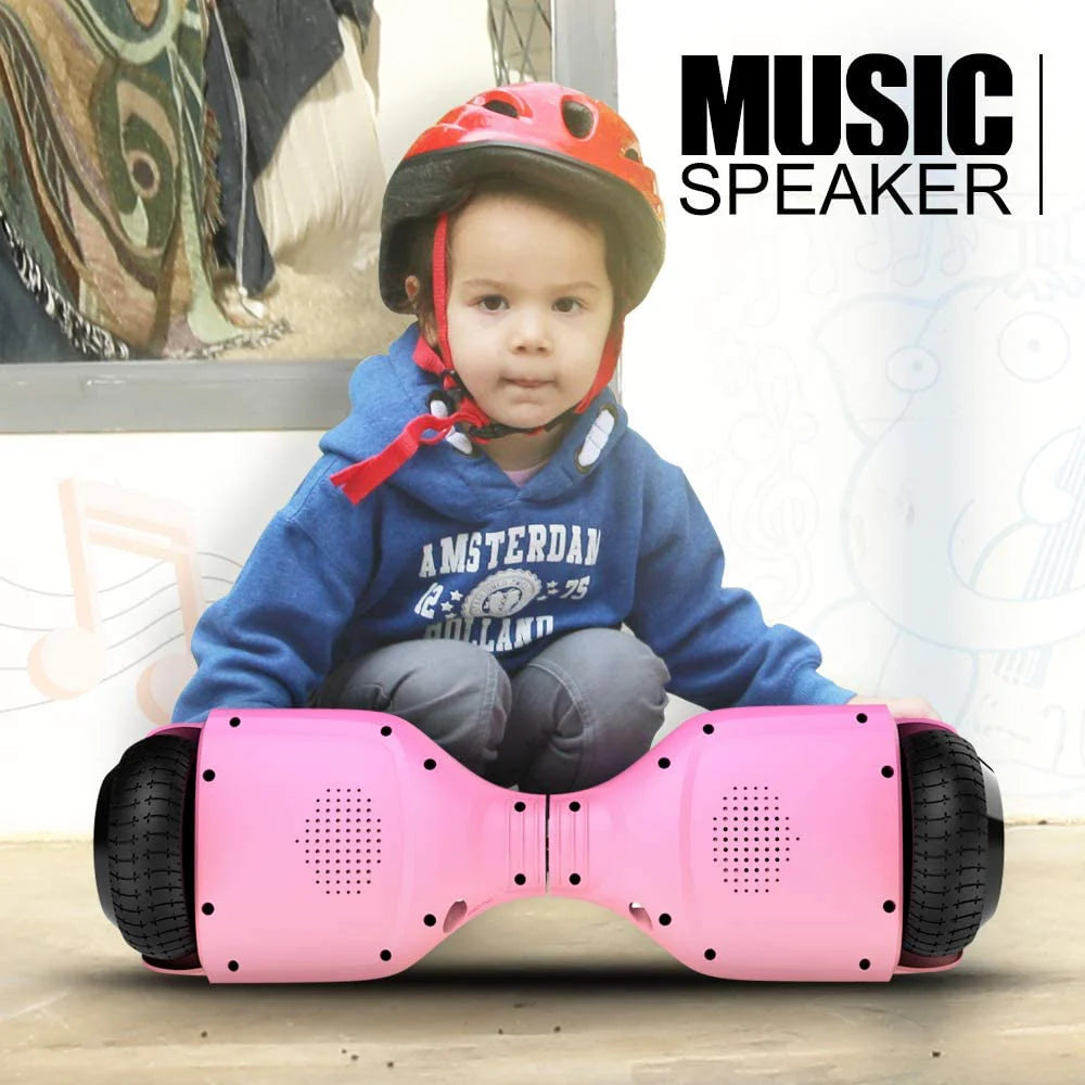 GYROOR 6.5 Inch Swift Smart Self-Balancing Hoverboard With Flashing Wheels, Speaker And App - UL2272