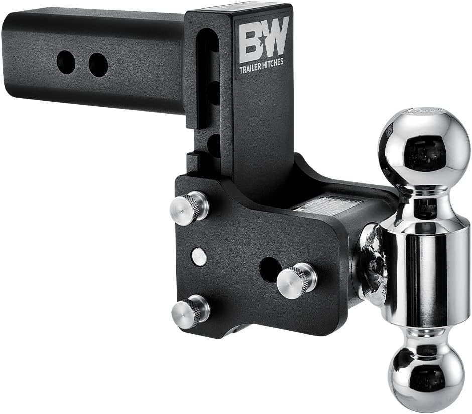 Adjustable Trailer Hitch Ball Mount - Tow And Stow Towing Hitch