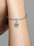 Lucky Four Leaf Clover Dangle Charm