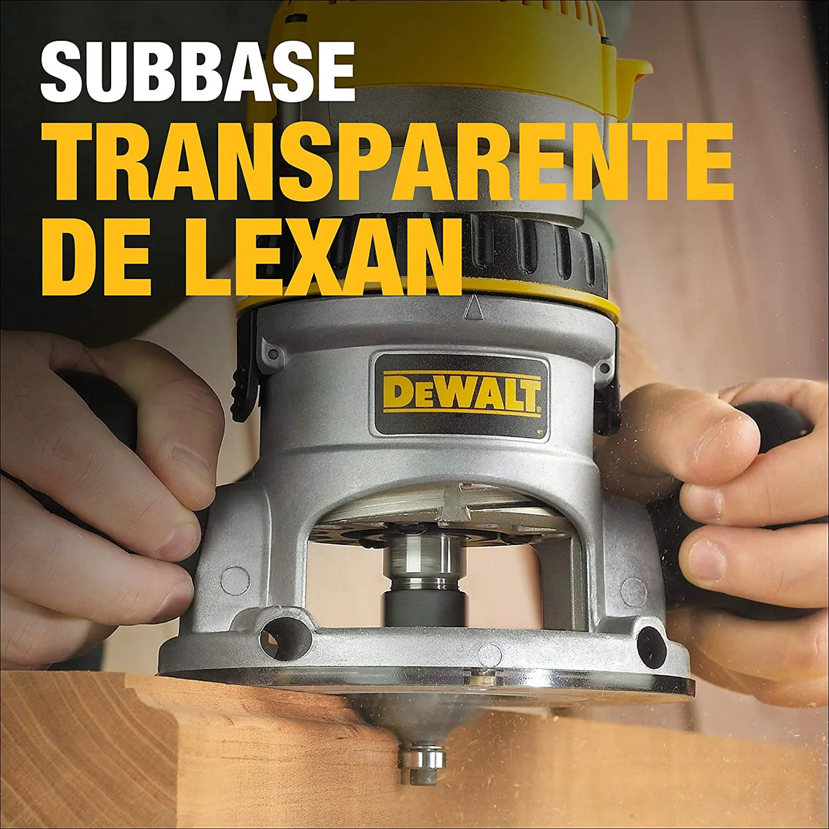 DEWALT Fixed Base Router, 1-3/4 HP, 11 Amp, Yellow - DW616