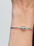 Openwork Mom & Heart Charm