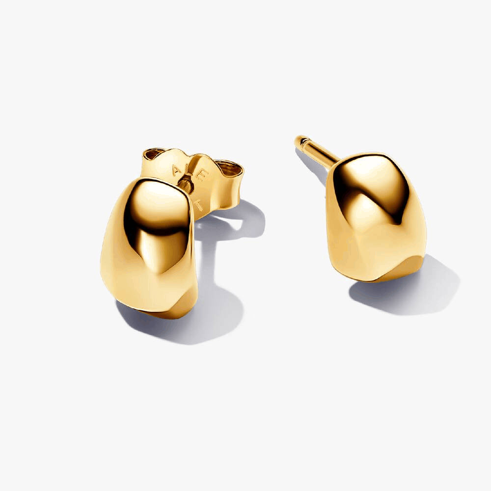 Organically Shaped Stud Earrings