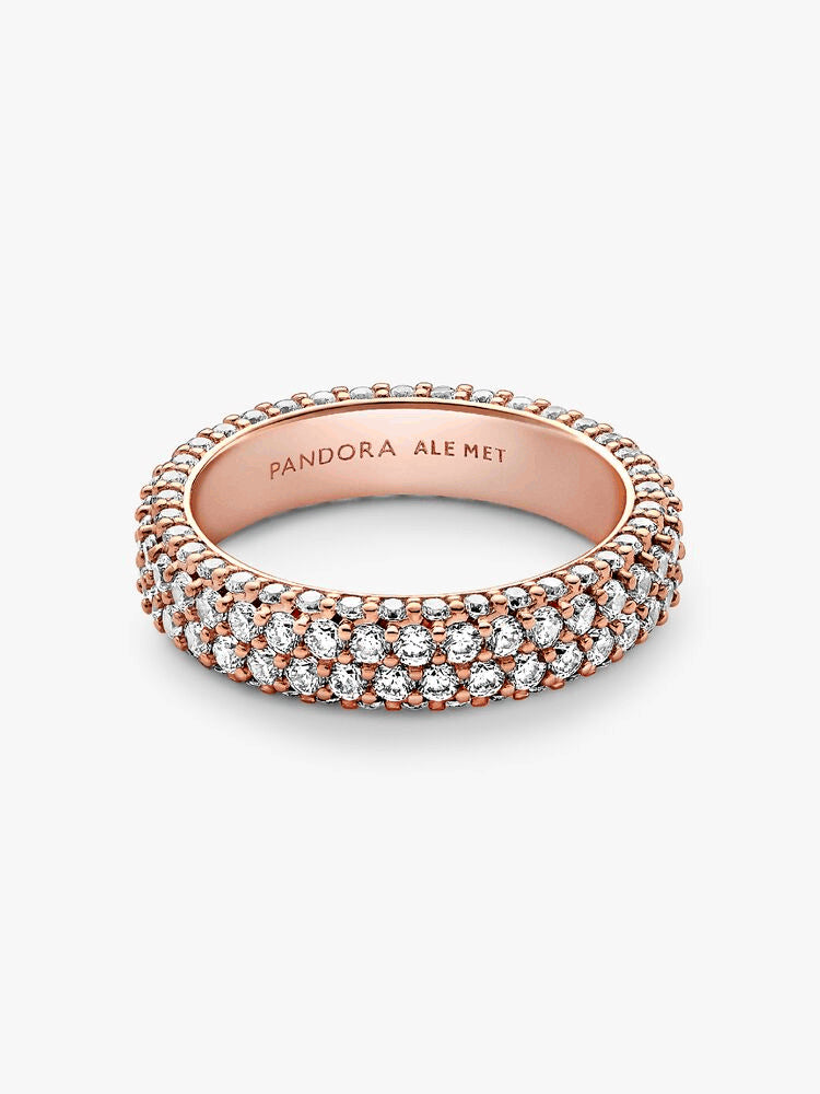 Pandora Timeless Pavé Double-row Ring