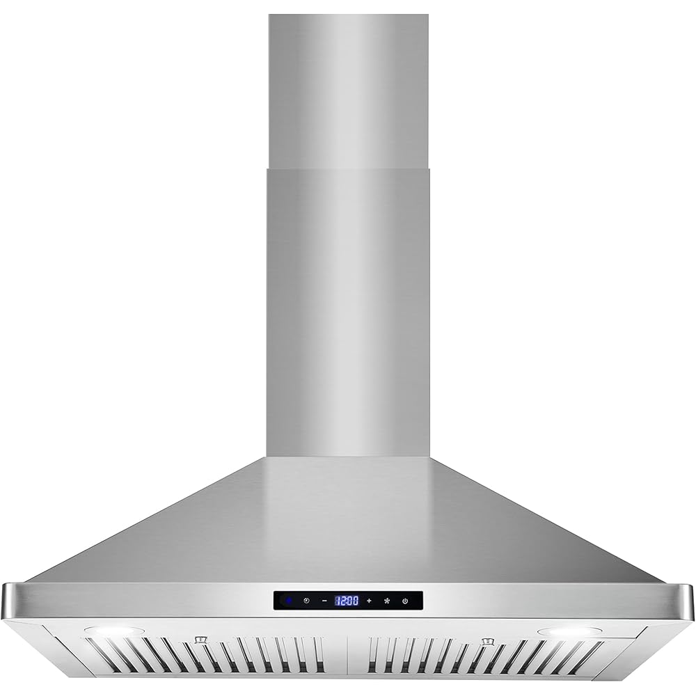 Cosmo 30-Inch Vista Collection Wall Mount Range Hood - COS-63175S