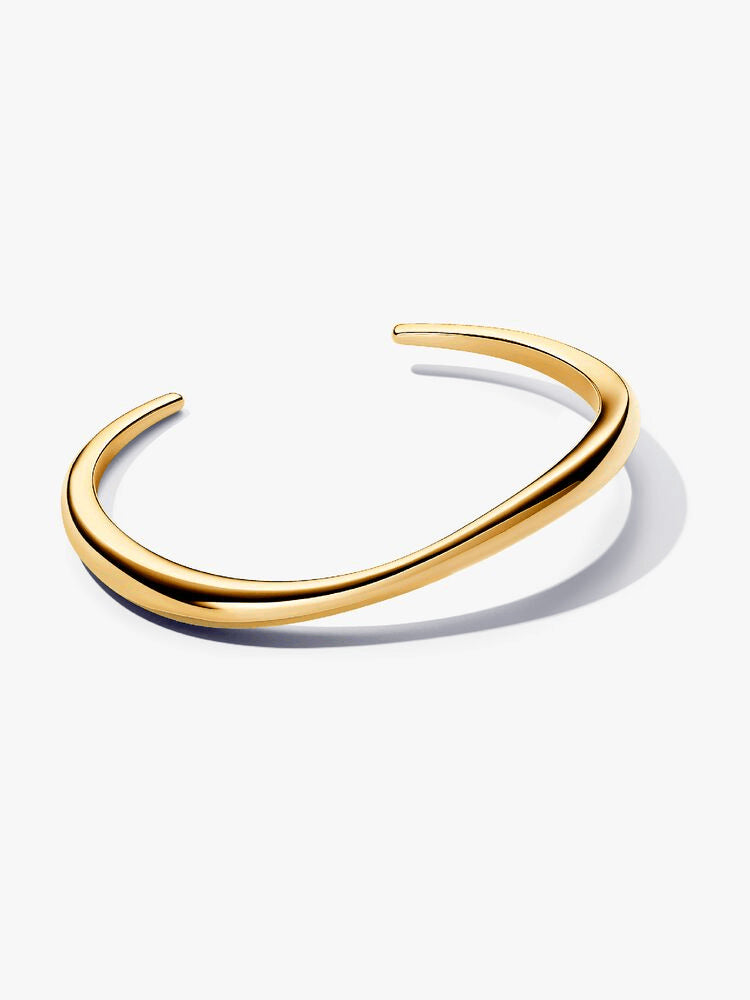 Organically Shaped Open Bangle