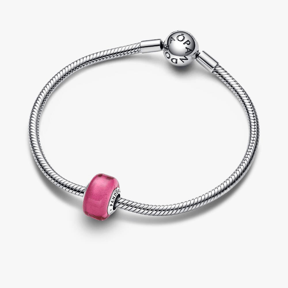 Pink Mini Murano Glass Charm