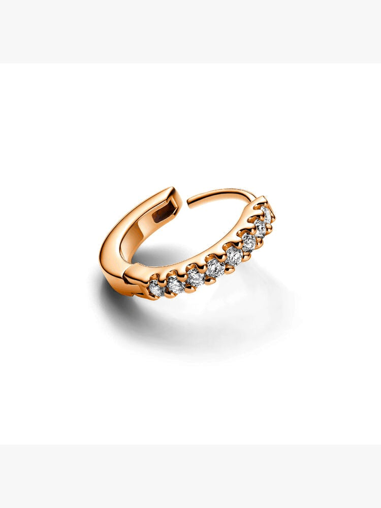 Pandora Era Lab-grown Diamond Hoop Earrings 14K Gold