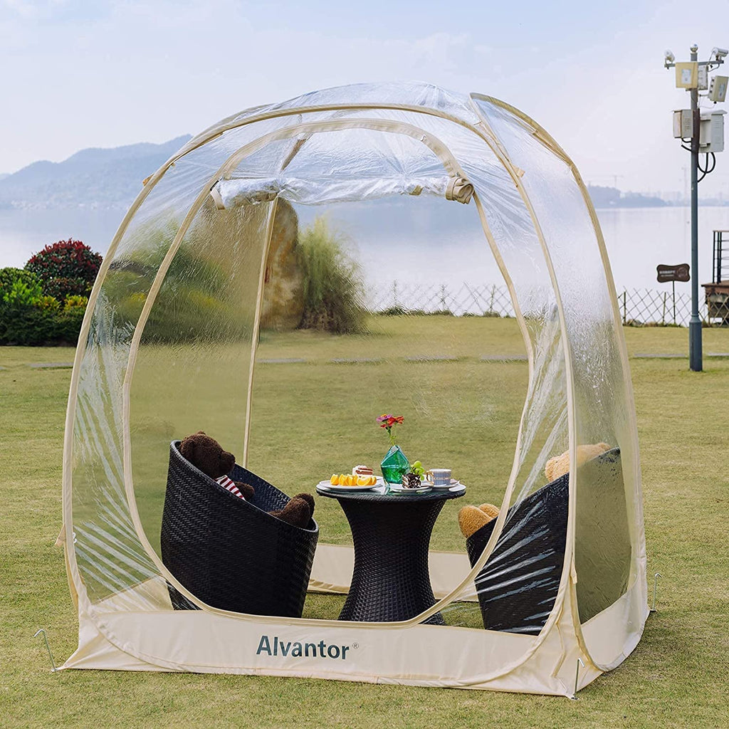 Alvantor Bubble Tent Pop Up Gazebo, 8-10 Person, 3.63.62.4H (m)