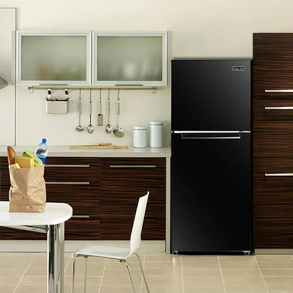 Magic Chef Top Freezer Refrigerator 10.1 Cu. Ft. Black - HMDR1000BE
