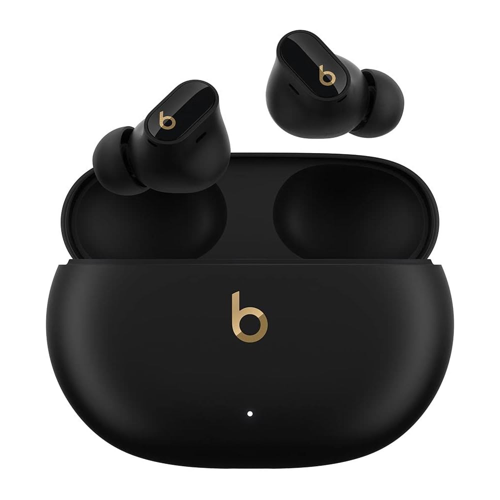 Beats True Wireless Noise Cancelling Earbuds, Black/Gold - Studio Buds+ (Renewed)