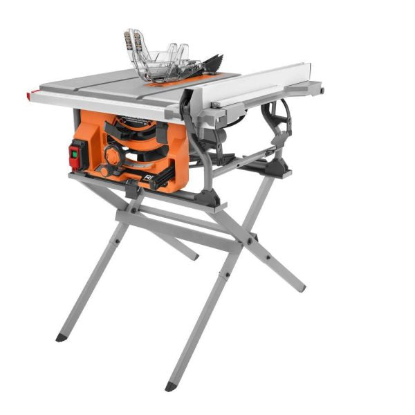 10-Inch Portable Jobsite Table Saw With Folding Stand