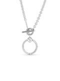 FINAL SALE - Pandora Moments O Pendant T-bar Necklace
