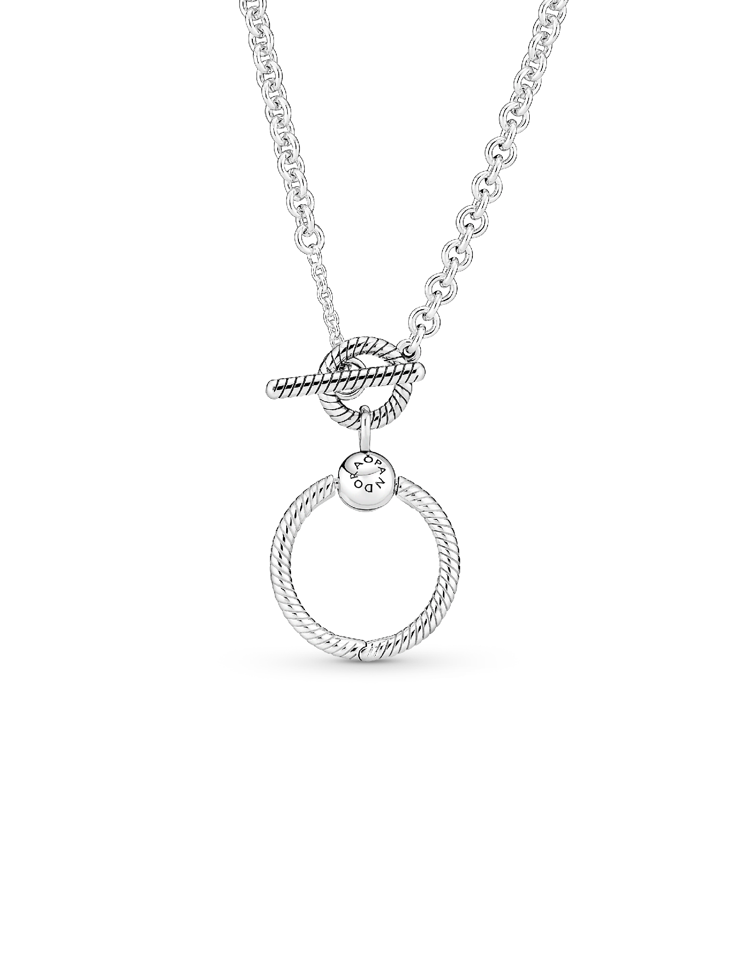 FINAL SALE - Pandora Moments O Pendant T-bar Necklace