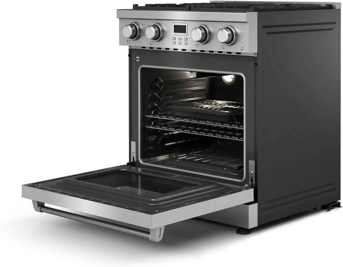Thor Kitchen 30-Inch Gas Range, Stainless Steel, 4.8 Cubic Feet - ARG30