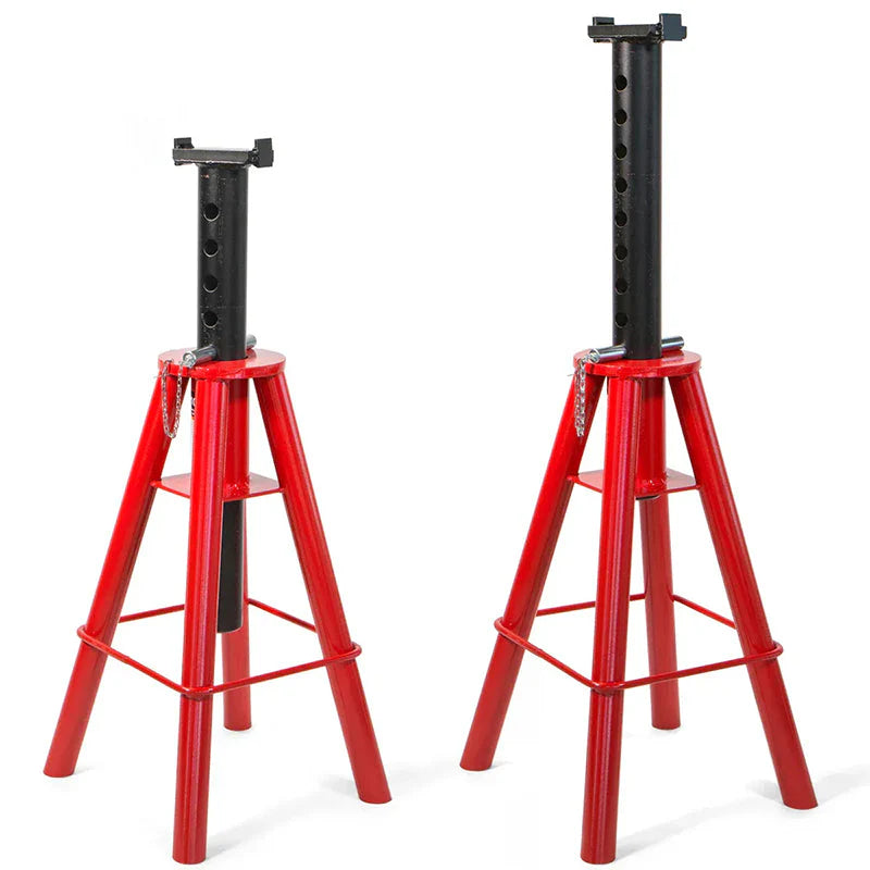 USA Heavy Duty Truck Jack Stands, 1 Pair, 10 Ton, 32in To 48in