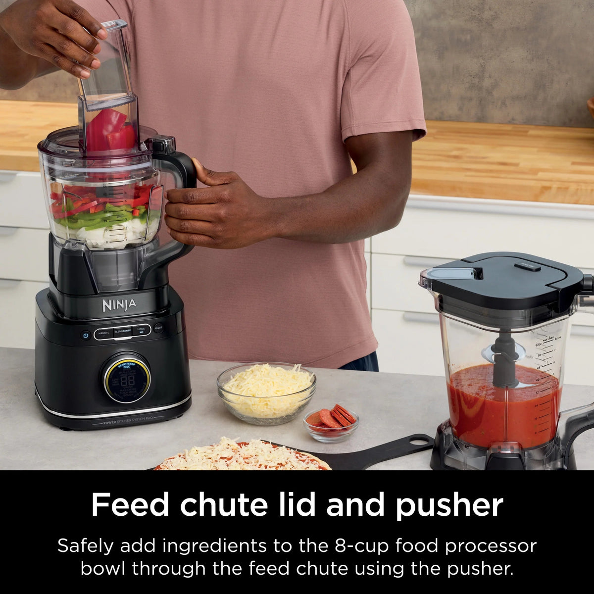 Ninja Detect Kitchen System Power Blender And Processor With BlendSense Technology, 1700 Peak Watt - TB400