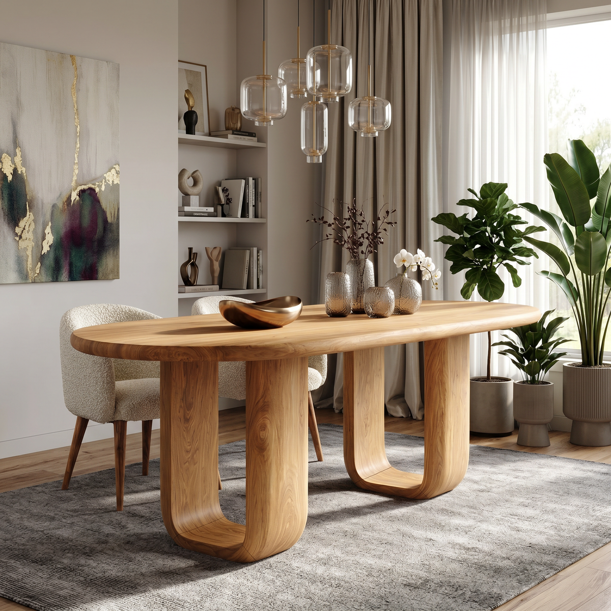 Contemporary Dining Table For Home Bar Area