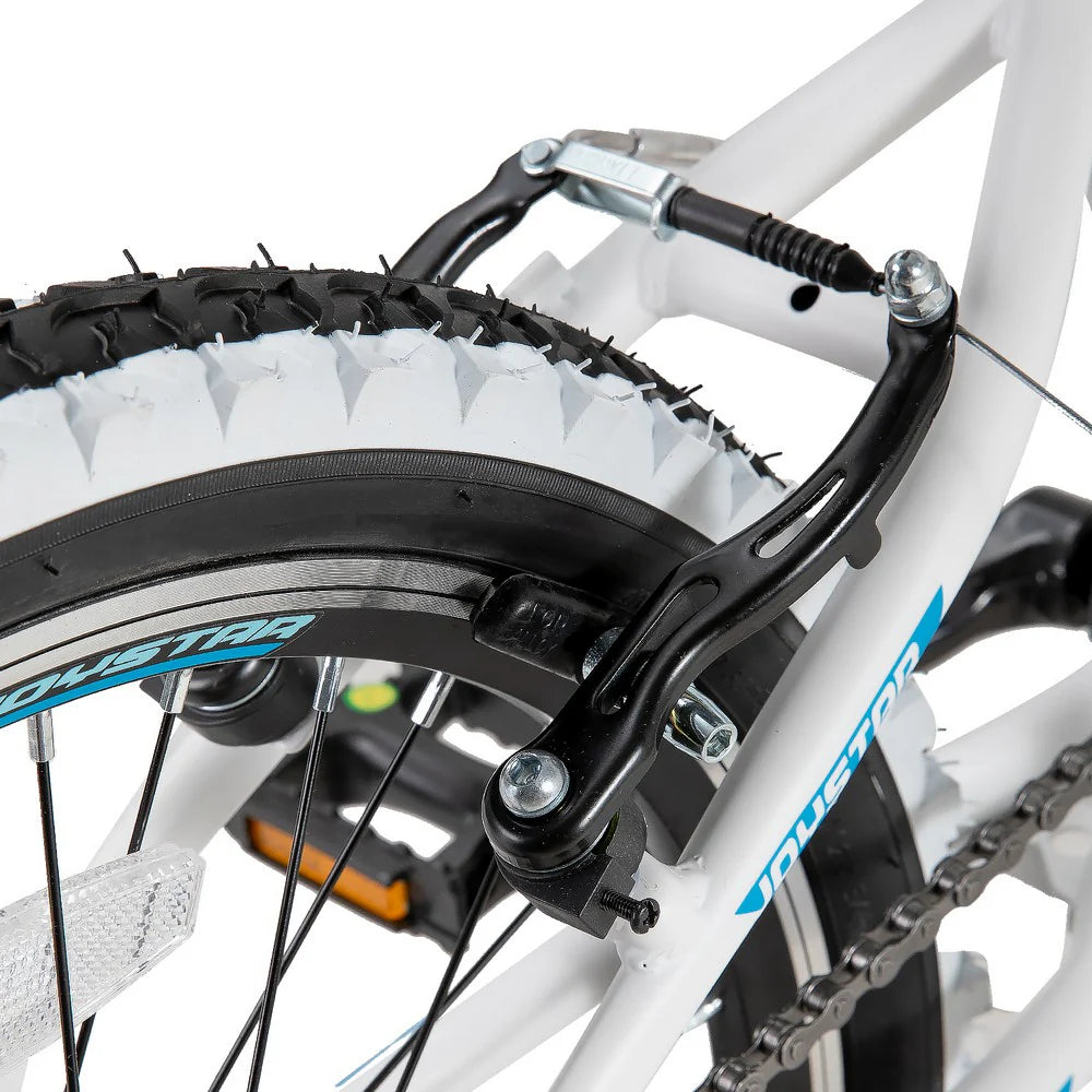 Kids' Single-Speed Mountain Bike, 20-Inch/24-Inch - White Wall Knobby Tires