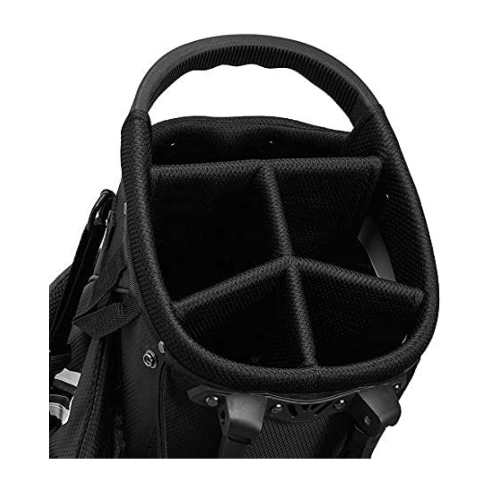 Golf Stand Bag, Black And White, 8-Way Top