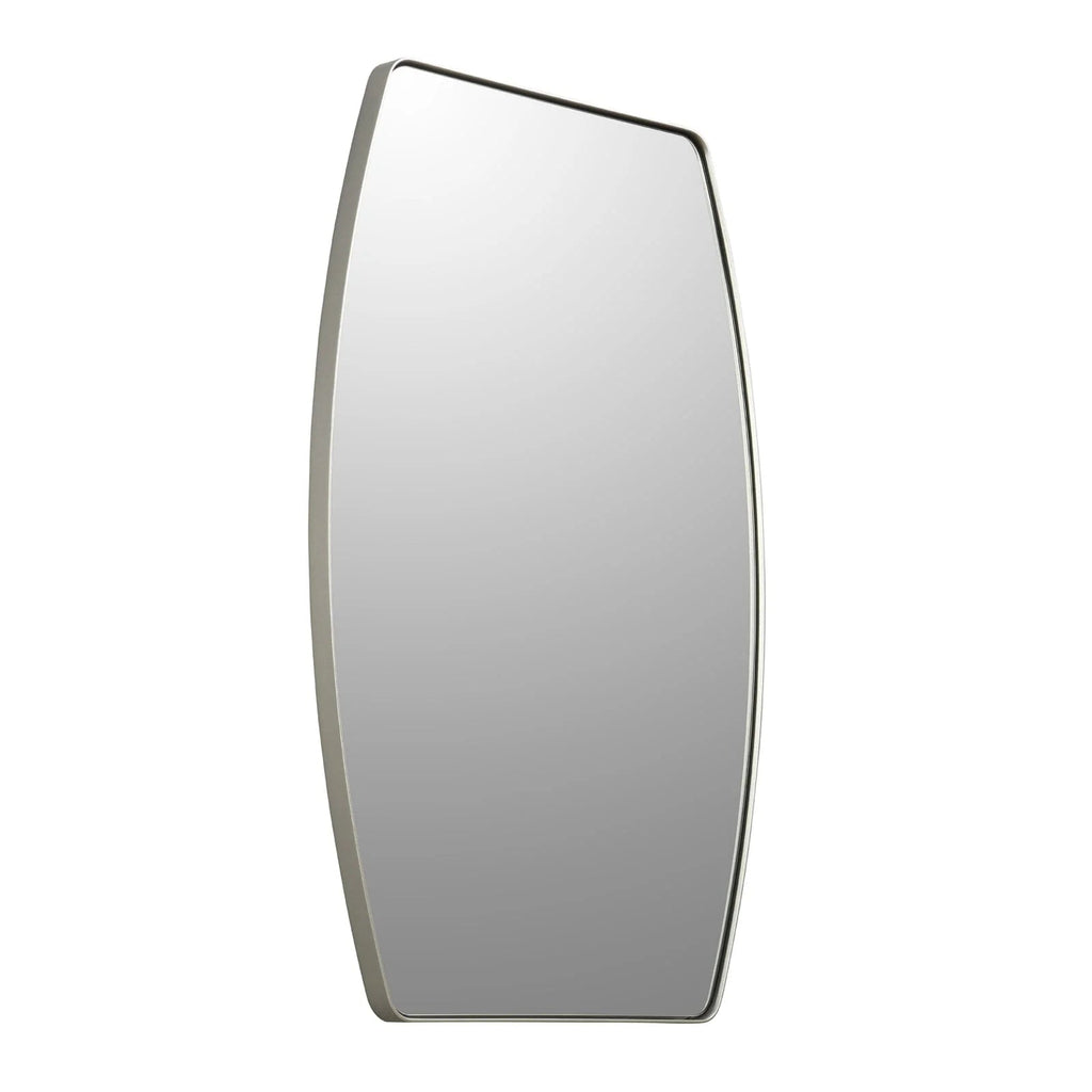 Oblong Metal Wall Mirror, 18 or 24 - Black, Gold, or Silver