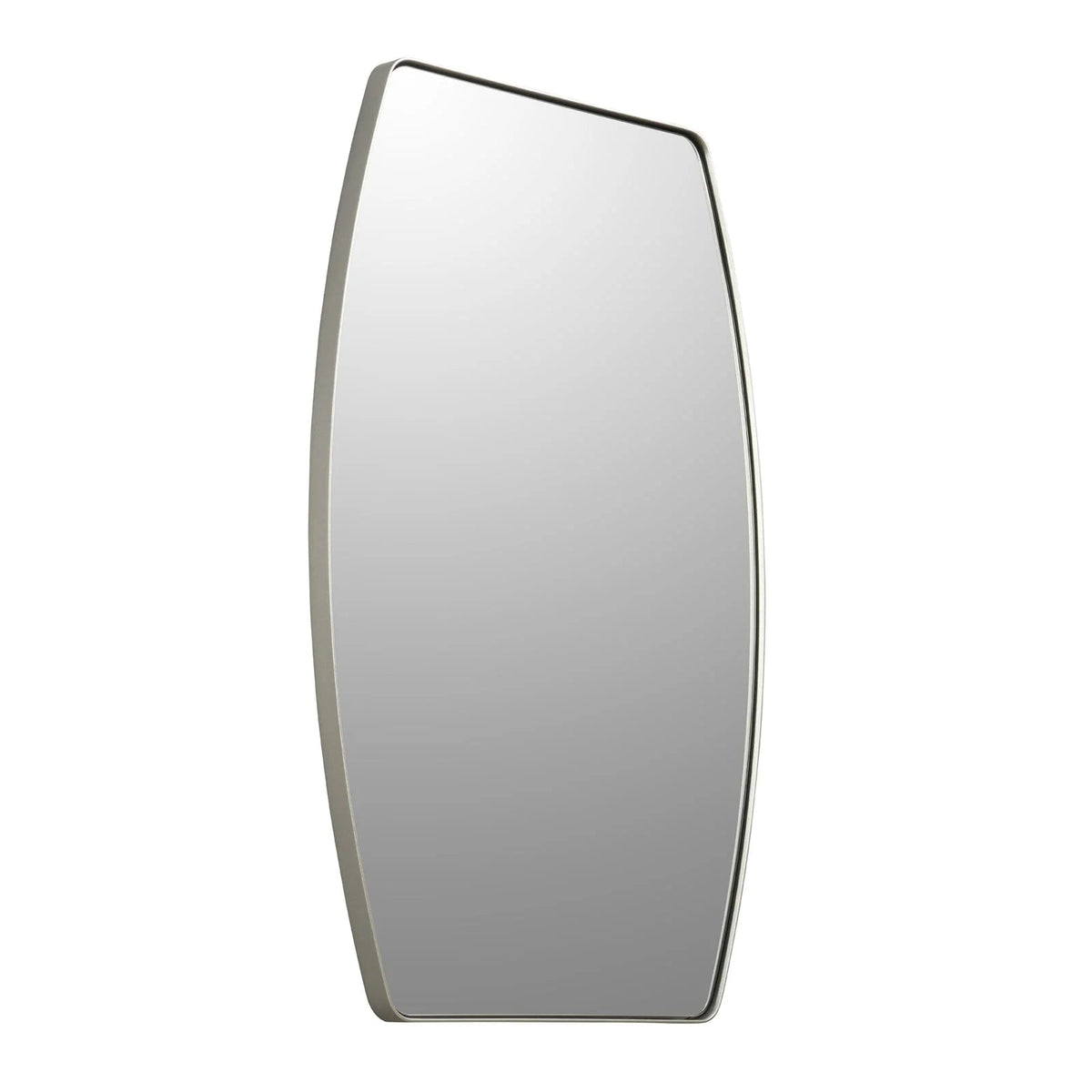 Oblong Metal Wall Mirror, 18 or 24 - Black, Gold, or Silver